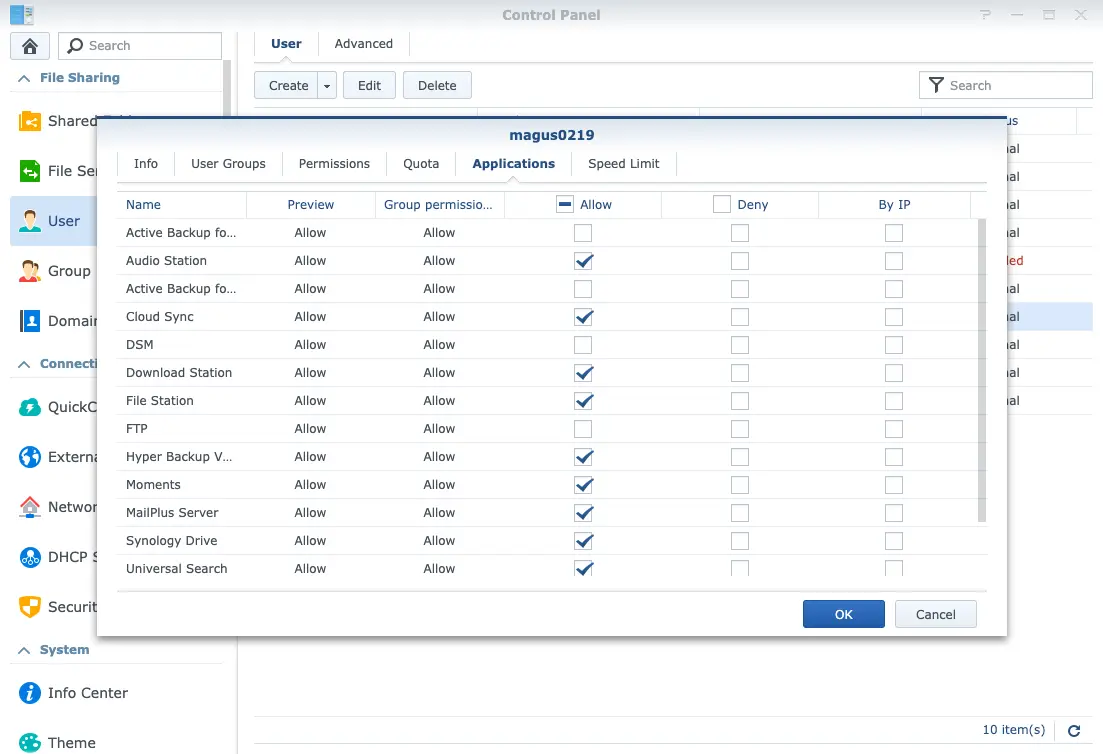 Fig.7 Control Panel->Group->Edit