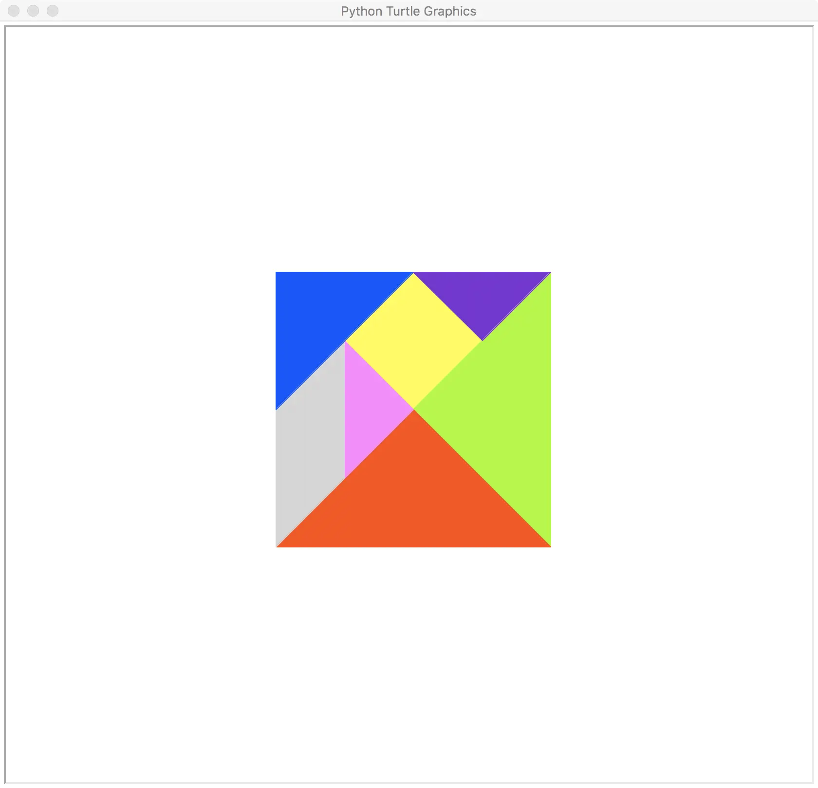 Tangram example